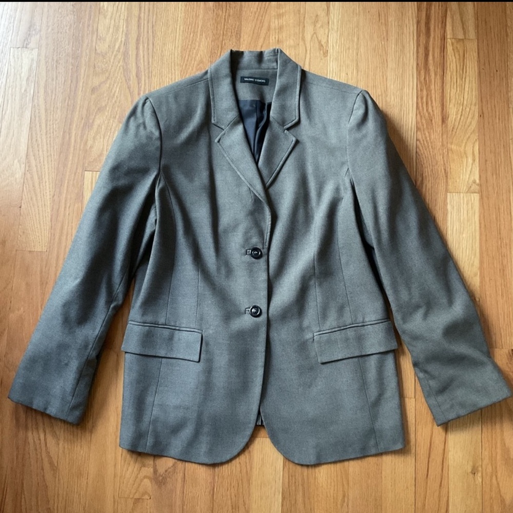 Valerie Steven’s blazer ⭐️ classic ⭐️ size 14 ⭐️ like new ⭐️ office professional - Picture 6 of 6